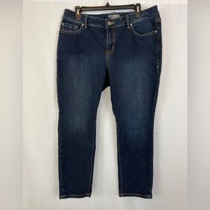 Torrid Boyfriend Straight Crop Dark Wash Jeans